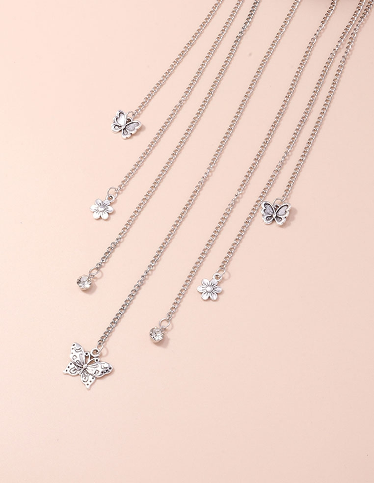 chaîne de jambe cuisse strass papillon chaîne de jambe cuisse strass papillon