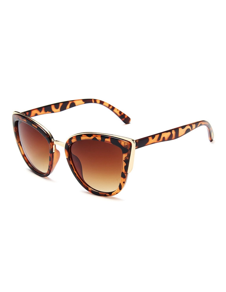 Lunettes de soleil forme papillon femme