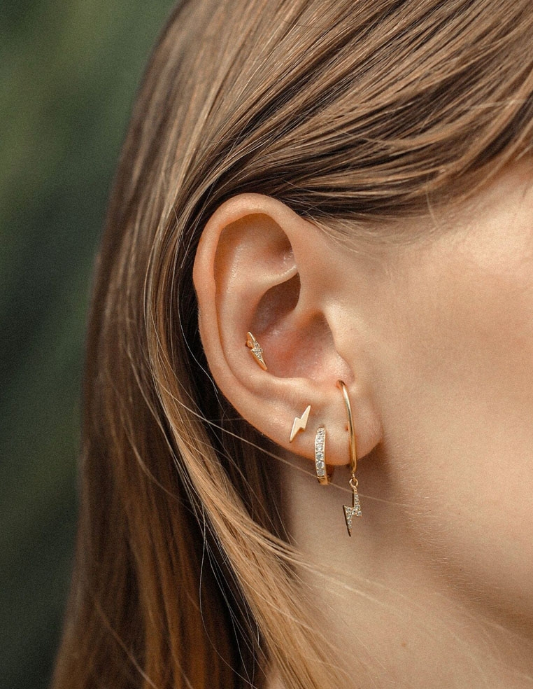 ensemble de percings oreille femme