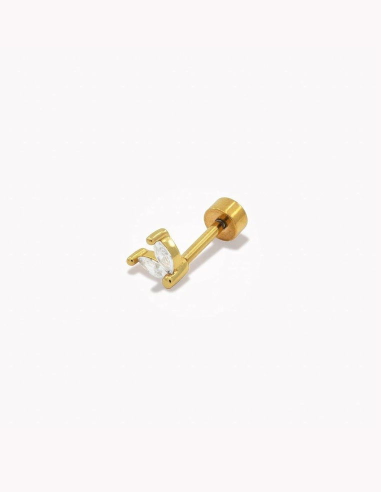 PIERCING DORÉ POUR FEMME LOBE ET CARTILAGE