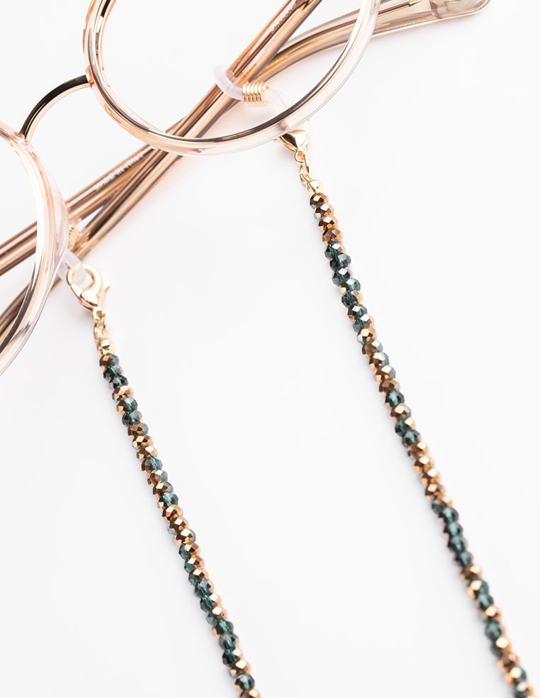 Cordon à lunettes perles colorées