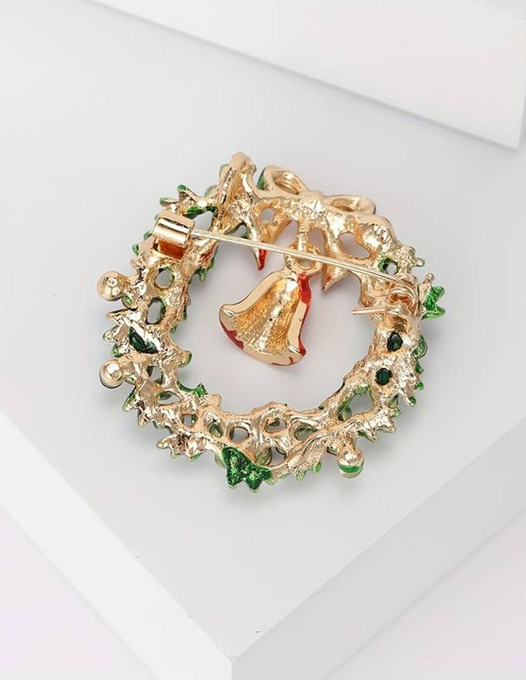 Broche de noël pour femme