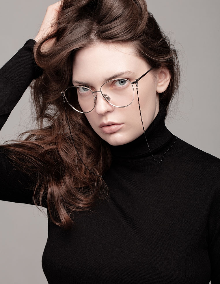 chaîne à lunettes noire chaîne à lunettes noire