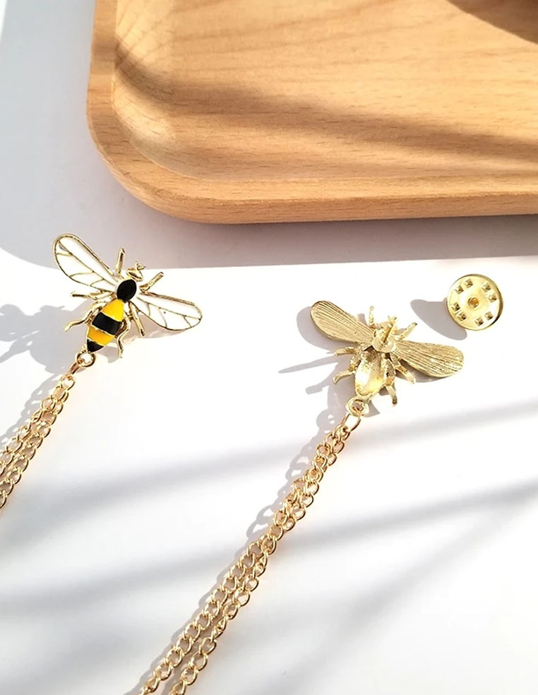 Broche pour femme col chemise