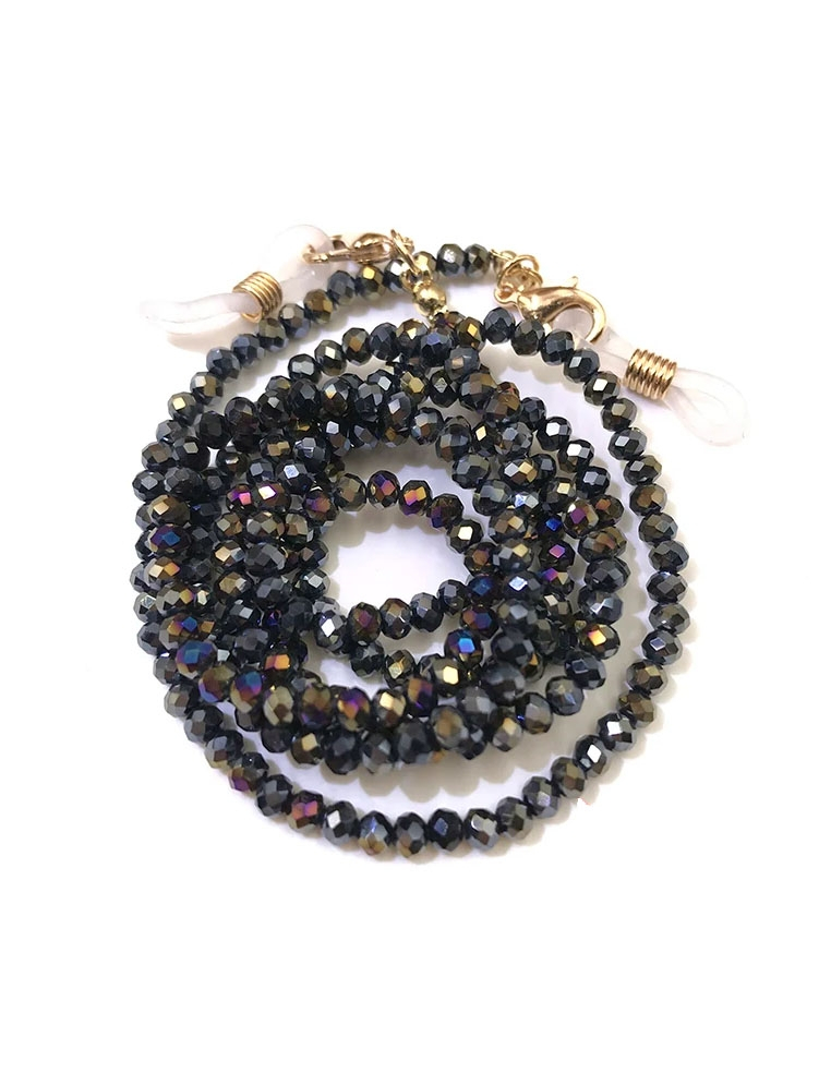 Chaîne à lunettes noire