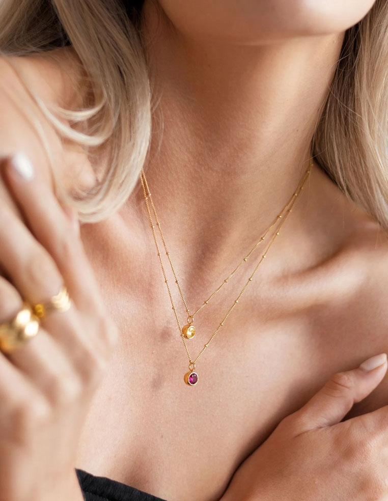 collier chaine et pendentif pierre de naissance collier chaine et pendentif pierre de naissance