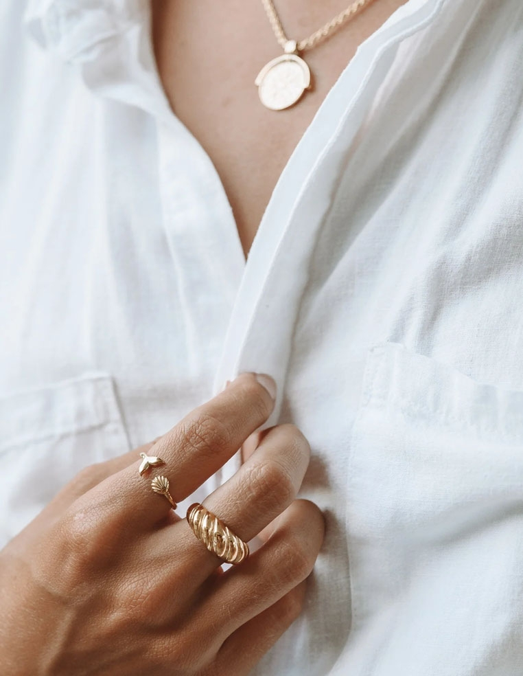 Bague torsadée pour femme Bague torsadée pour femme