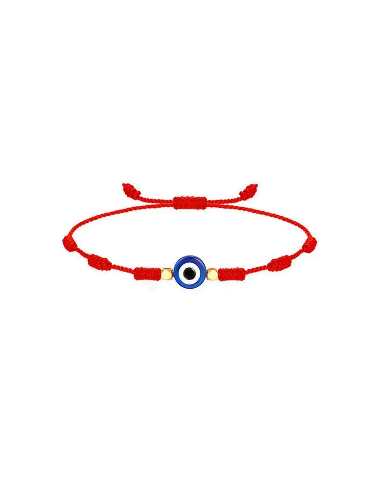 bracelet perle turque de Nazar fil rouge mauvais œil grec porte bonheur femme