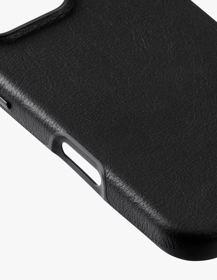 coque iphone 16 Pro Max en cuir noir coque iphone 16 Pro Max en cuir noir