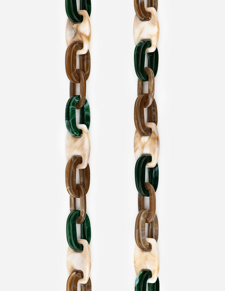 Chaine de téléphone iPhone bandoulière résine gros maillon Chaine de téléphone iPhone bandoulière résine gros maillon