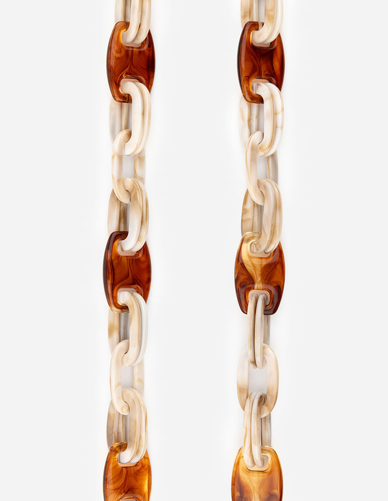 Chaine de téléphone iPhone bandoulière résine gros maillon