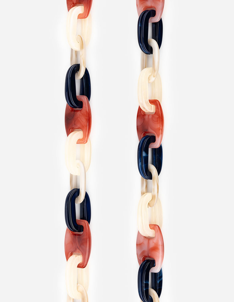 Chaine de téléphone iPhone bandoulière résine gros maillon Chaine de téléphone iPhone bandoulière résine gros maillon