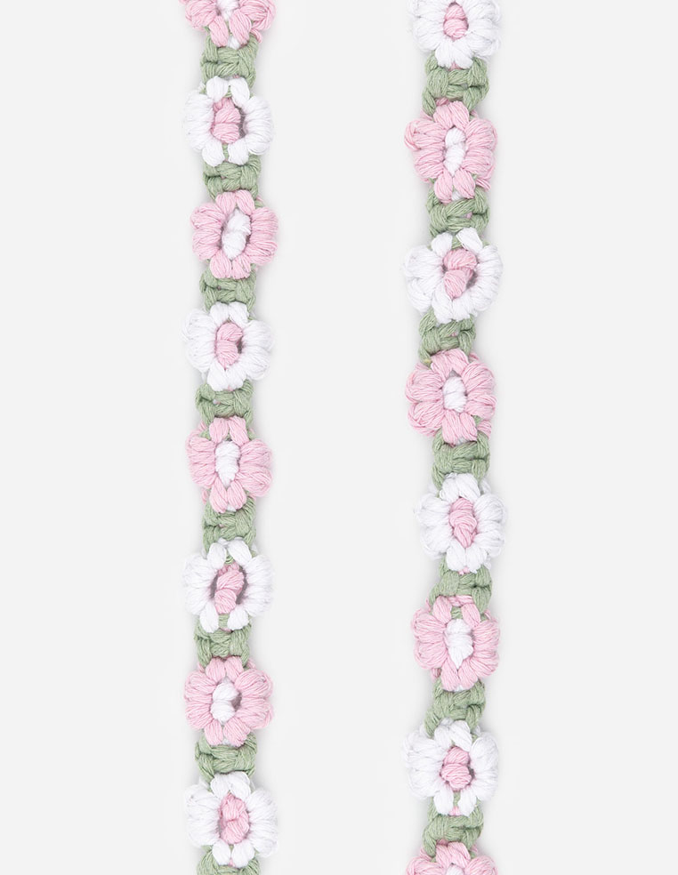 Cordon tressé fleur chaine de téléphone iPhone Cordon tressé fleur chaine de téléphone iPhone