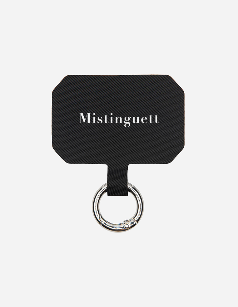 Adaptateur pour coque et chaîne bandoulière iPhone argenté