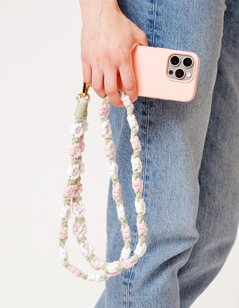 Coque iPhone rose poudrée Coque iPhone rose poudrée