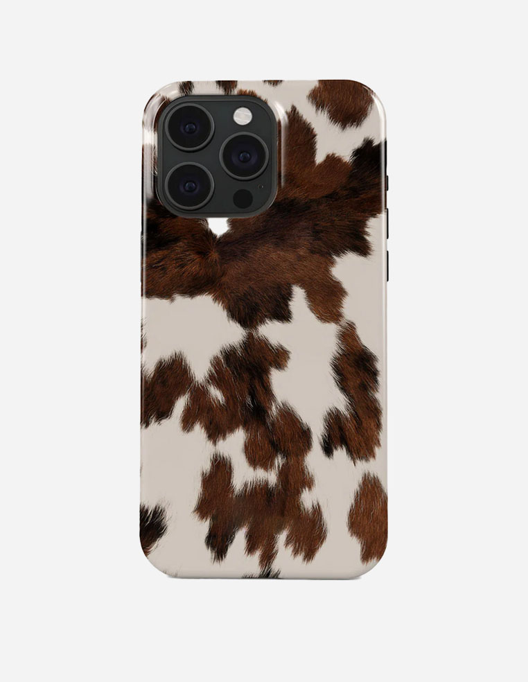 Coque iPhone motif vache