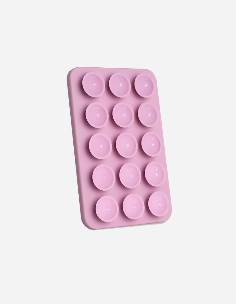 Support ventouse selfie pour iPhone avec MagSafe rose