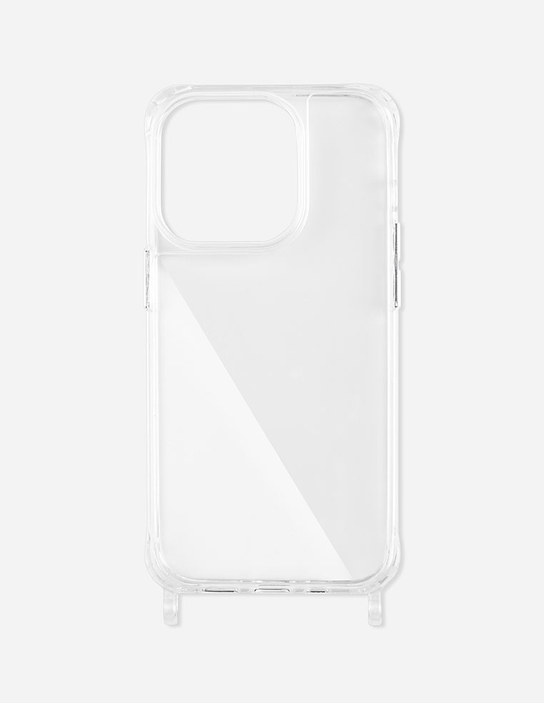 Ensemble coque anneaux transparente & chaîne Zoé