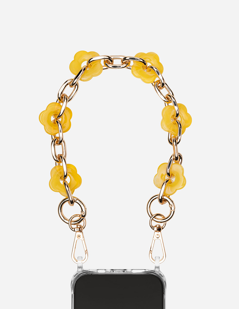 Chaîne de téléphone courte bijou de téléphone fleur gri gri de téléphone Chaîne de téléphone courte bijou de téléphone fleur gri gri de téléphone