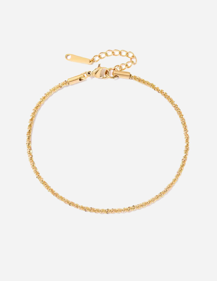 Bracelet de cheville pour femme dorée Bracelet de cheville pour femme dorée