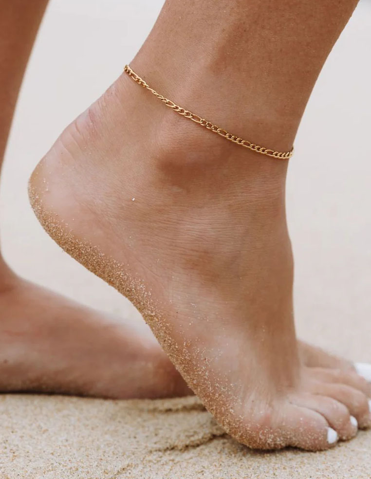 chaîne de cheville pour la mer bijou tendance été femme