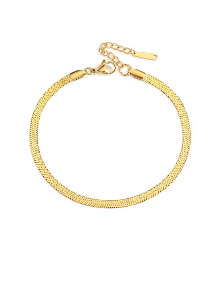 Chainette de cheville dorée pour femme résistante à l'eau Chainette de cheville dorée pour femme résistante à l'eau