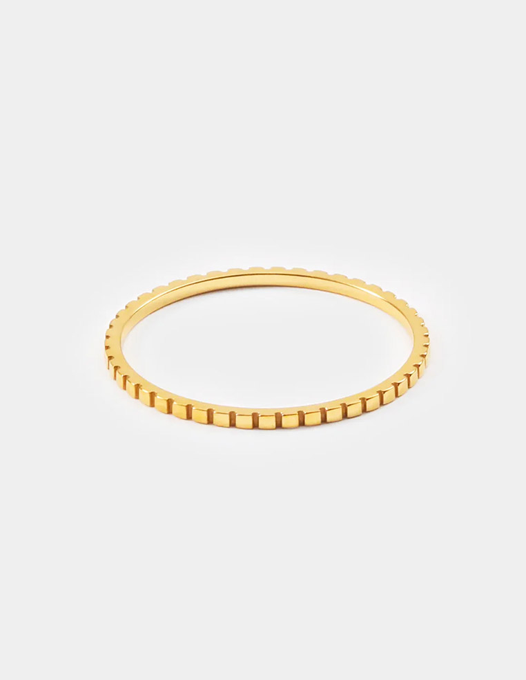 Bague minimaliste bijou fabriquée a la main marque francaise