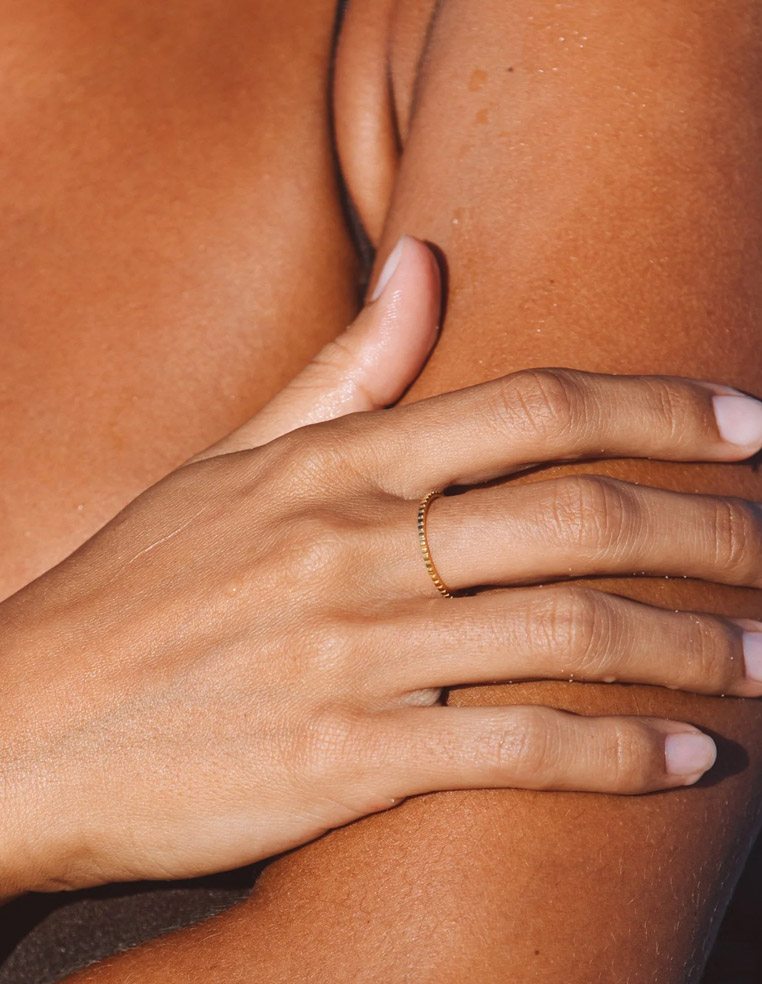 Bague minimaliste bijou fabriquée a la main marque francaise 2