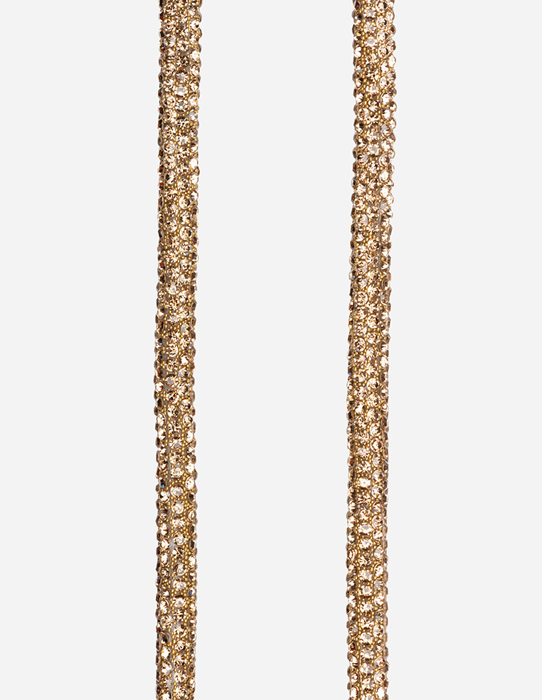 chaine pour iPhone cordon de téléphone strass doré