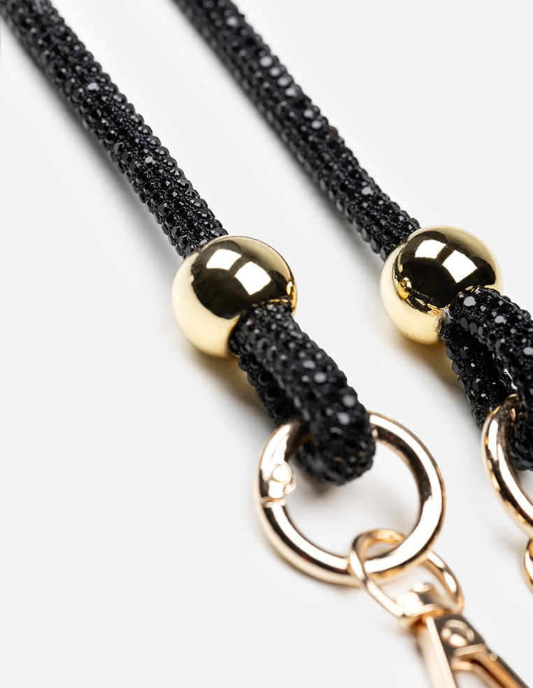 Coque en cuir, porte-cartes en cuir & cordon Kim