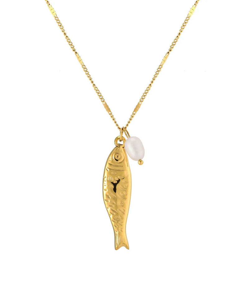 Collier pendentif poisson bijou vacances pour femme Collier pendentif poisson bijou vacances pour femme
