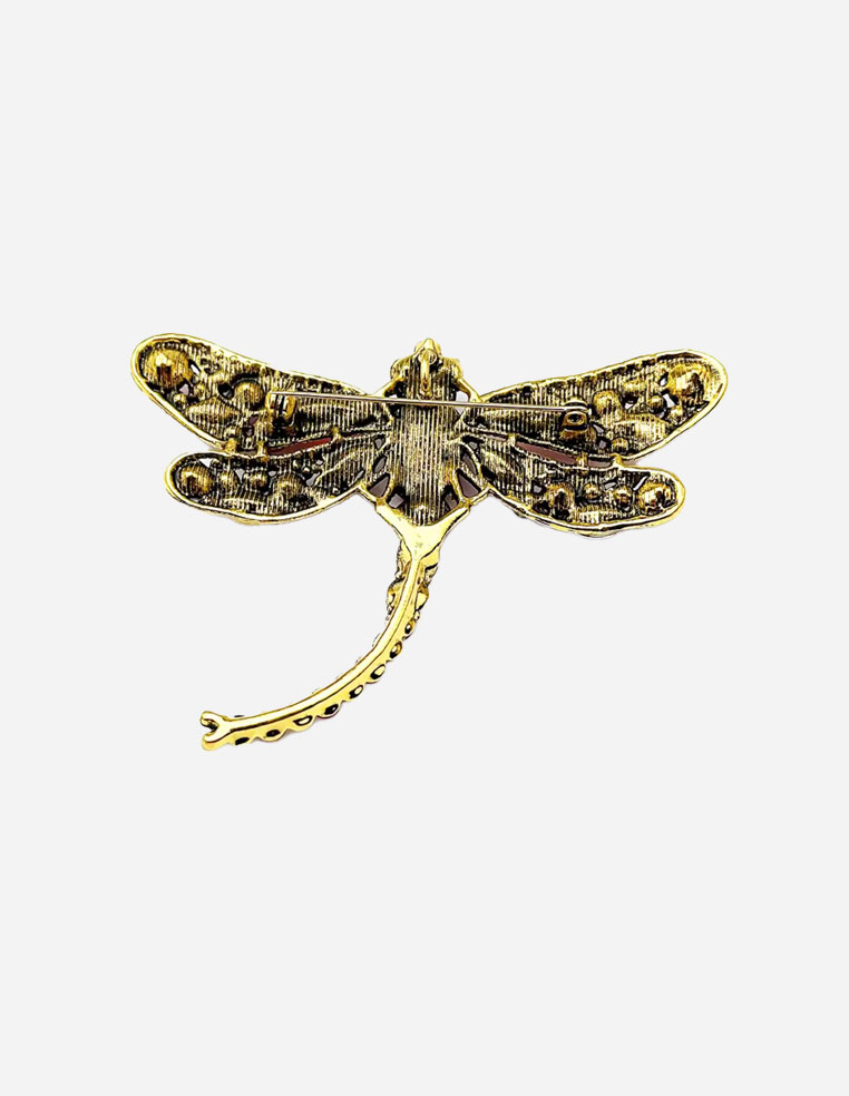 Broche pour femme en forme de libellule
