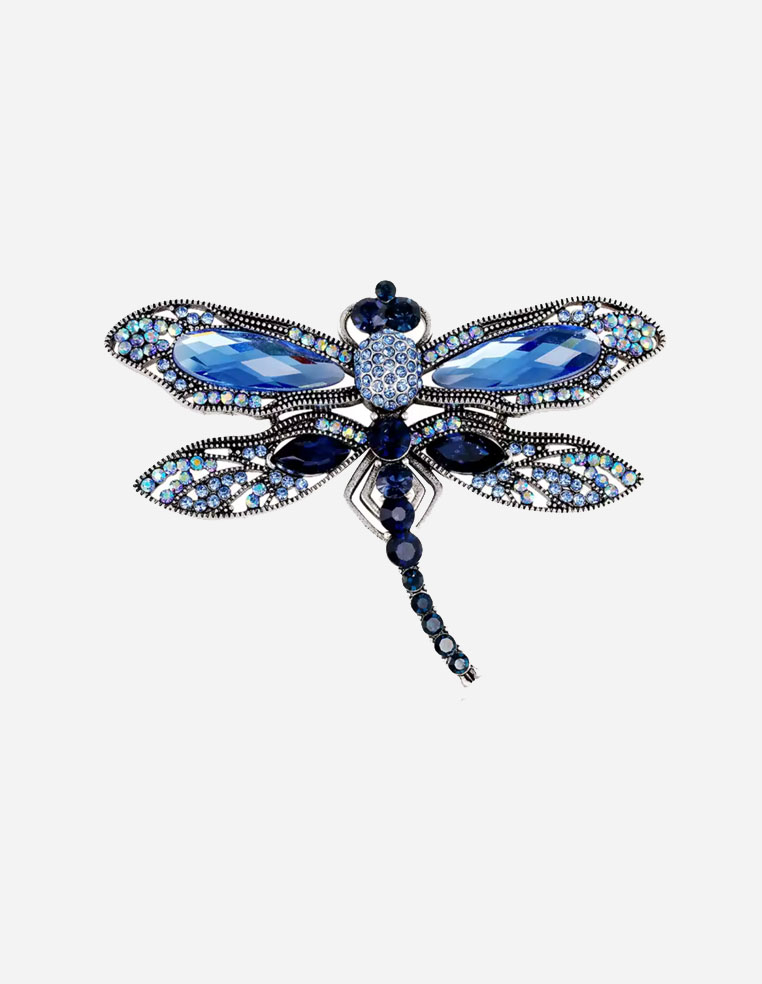 Broche pour femme en forme de libellule