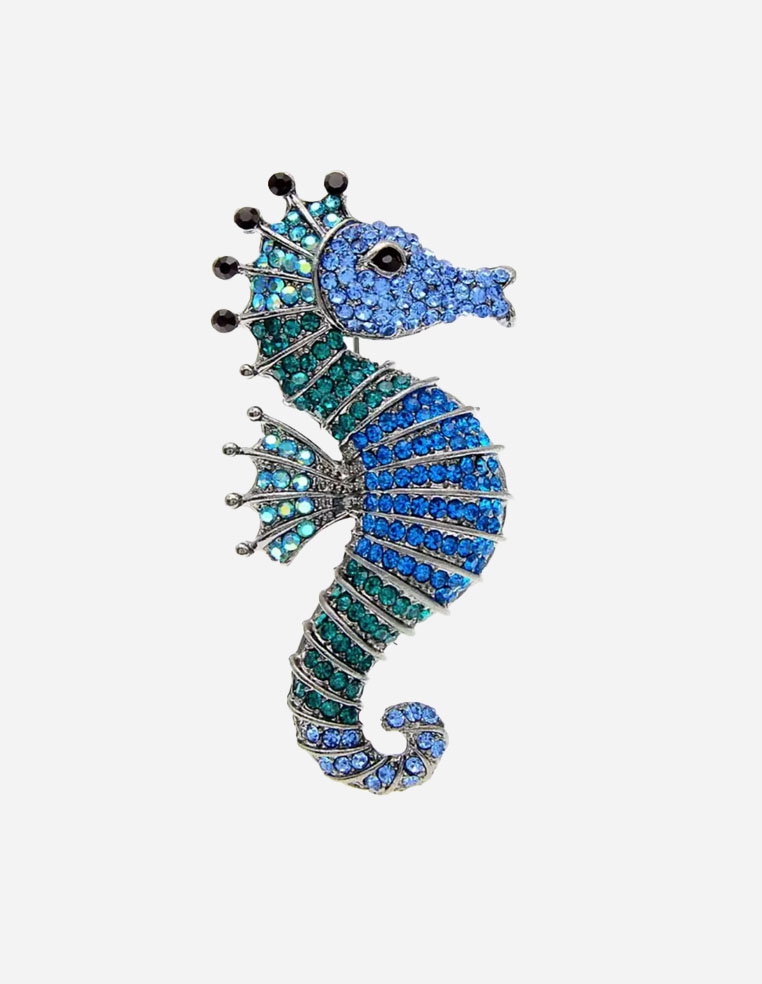 broche bijou fantaisie pour femme en forme poisson