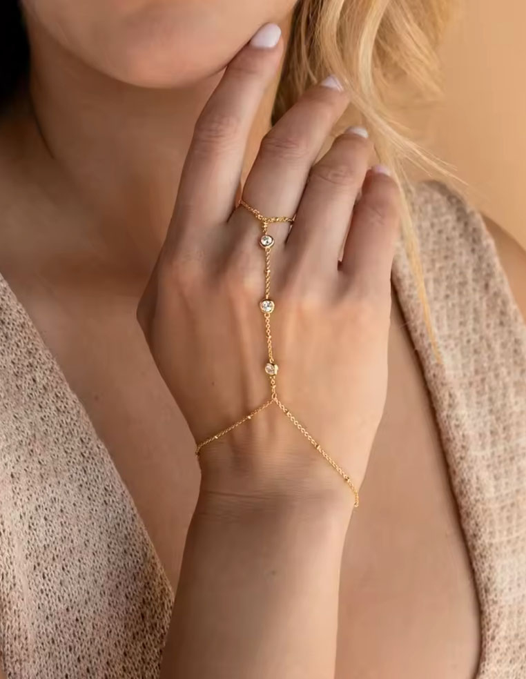 chaine de main bijou femme