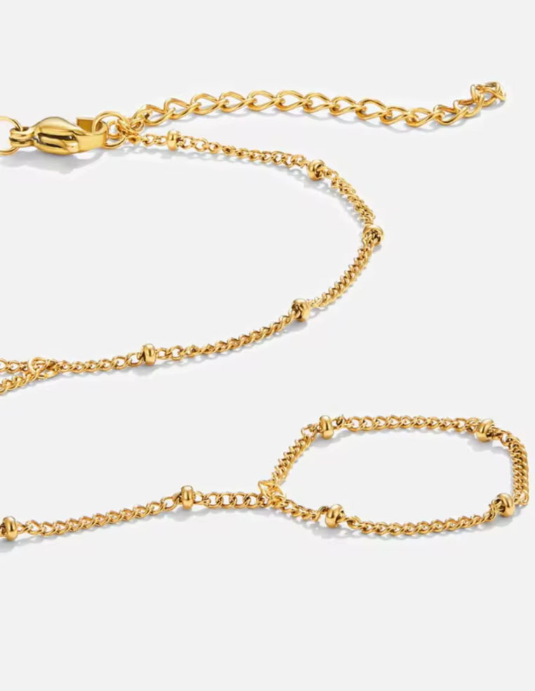 chaine de doigt bracelet de main bijou femme