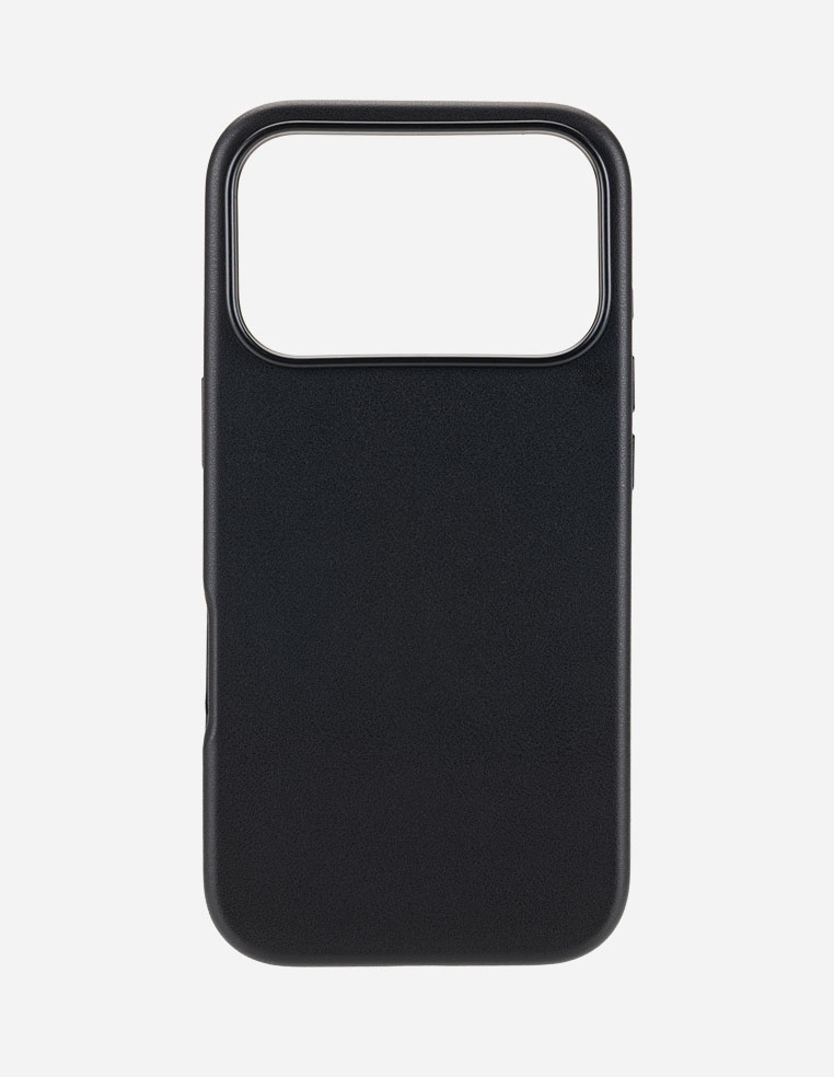 Coque en cuir noir pour iPhone 18 Pro - 18 Pro Max - 17 Pro - 17 Pro Max 2