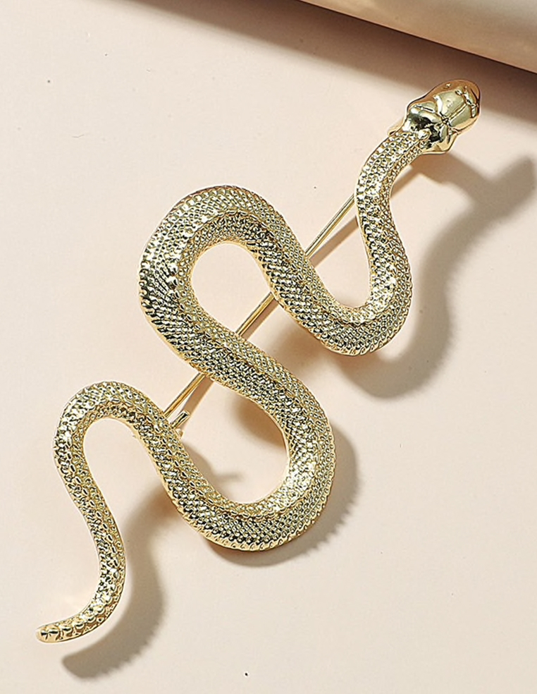 Broche serpent pour femme