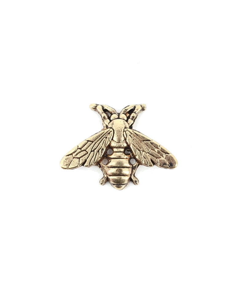 Broche abeille dorée pour femme